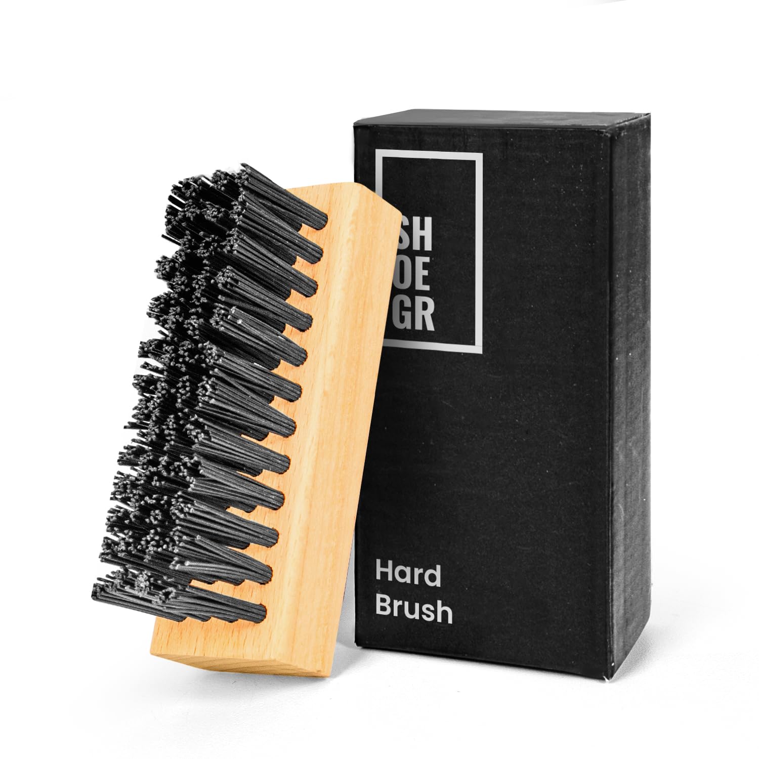 SHOEGR Shoe Brush for Proper Sneaker & Shoe Cleaning | Sneaker, Canvas and Sport Shoe Cleaning Brush | Shoe Shine Brush with Wooden Brush Handle (Hard) (B09C2SKVGB) Amazon Price History, Amazon Price Tracker