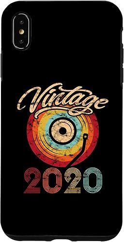 iPhone XS Max Birthday Vinyl Vintage 2020 Retro Record LP Case