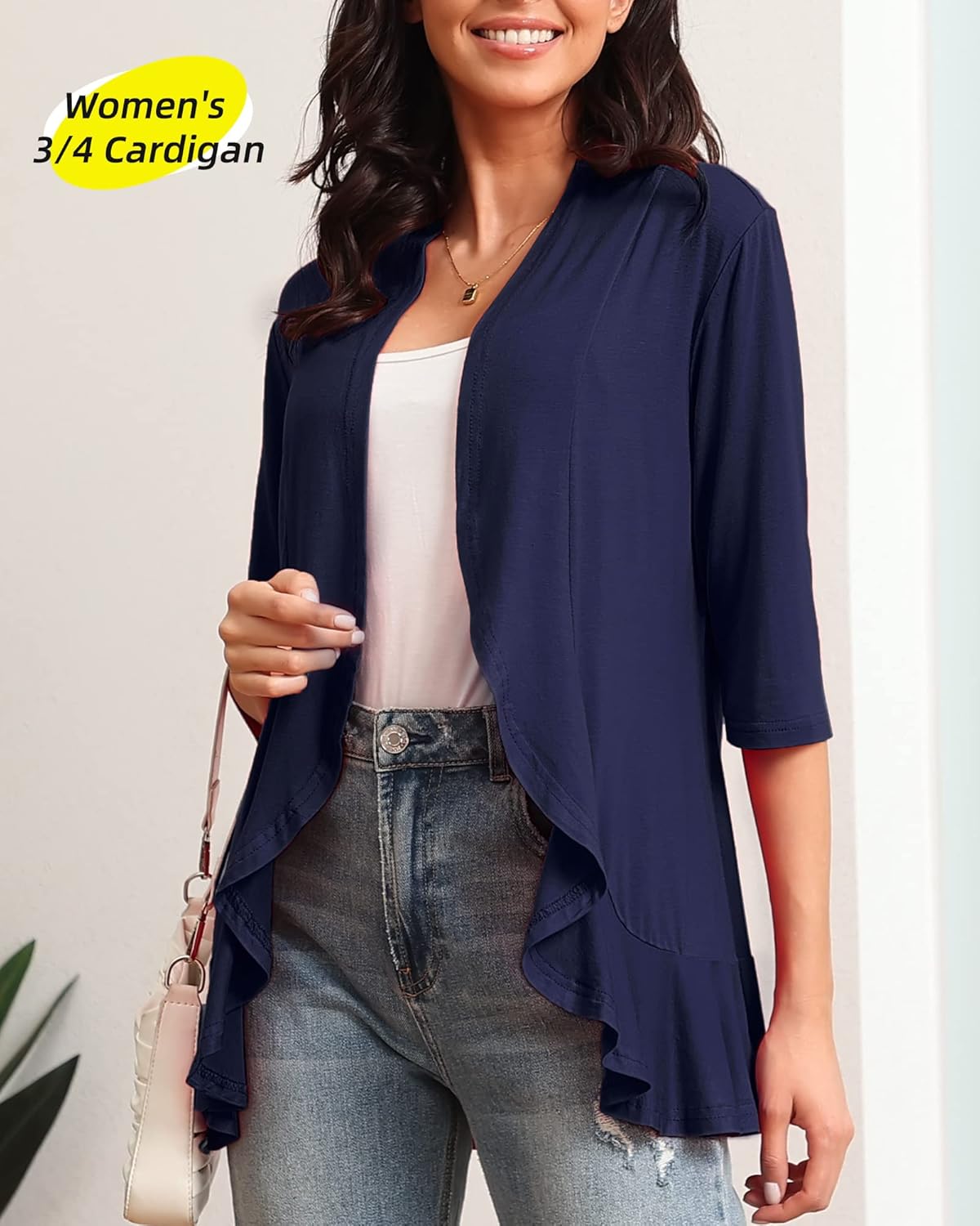 Argstar Women's 3/4 Sleeve Cardigan (S-3XL) - Image 4