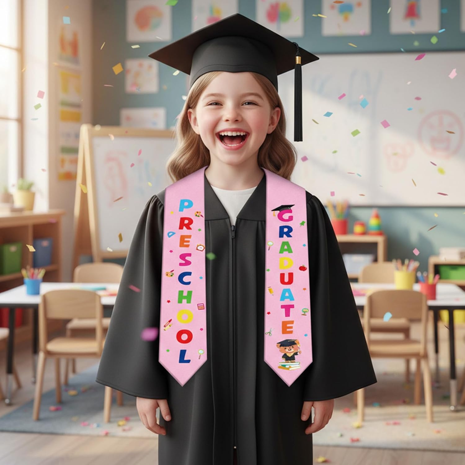 Preschool Graduation Sash 2026, Preschool Graduation Stole Class of 2026, Prek Grad Sash Graduate Gifts for Boy Girl
