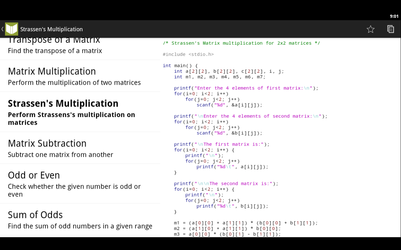 C Programs and Reference - Aplicativo na Amazon Appstore
