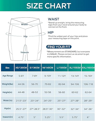 Miniatura 6 de Ewedoos Pantalones cortos de voleibol para niñas y adolescentes, pantalones cortos de baile, pantalones cortos de gimnasia atlética, pantalones