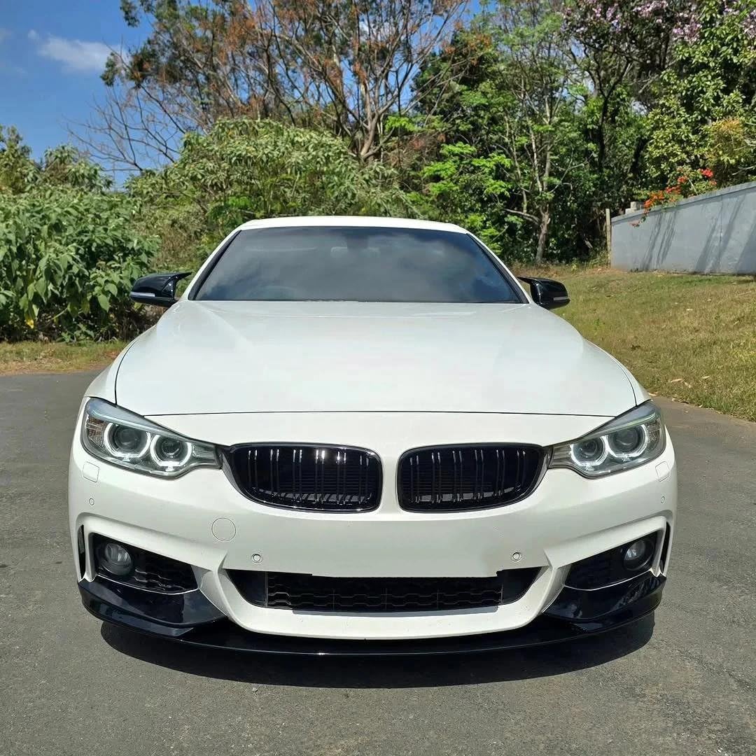 Spoiler frontali auto Per BMW Serie 4 F32 F33 F36 435i 2014 2015 2016 2017 2018 2019 2020 Spoiler Paraurti Anteriore Auto Anteriore Front Spoilers(Nero lucido)