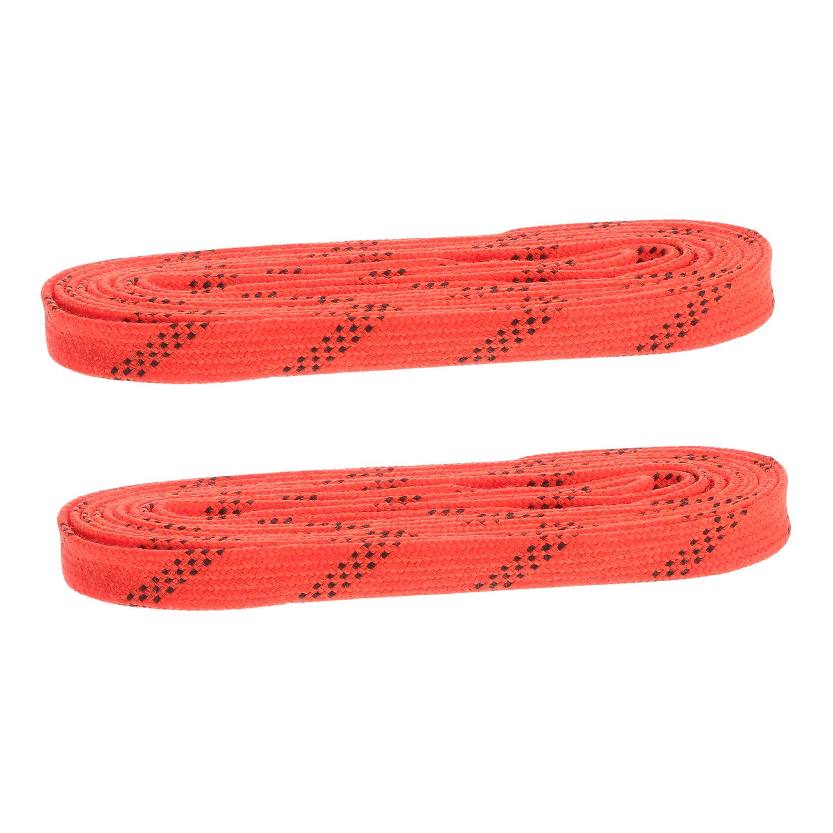 Homoyoyo Lacets de Hockey Orange en Polyester et Coton, Antiglisse et Résistants Froid, de Lacets pour Chaussures de Sport et Patins de Hockey