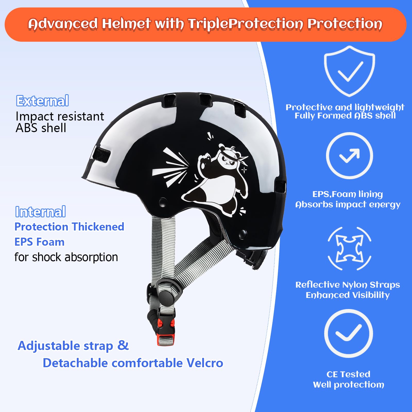 Casco da bicicletta regolabile per bambina bambino ragazze, Casco bici scooter bambino, Casco bambini per monopattino per skateboard bicicletta monopattino pattini in linea e ciclismo
