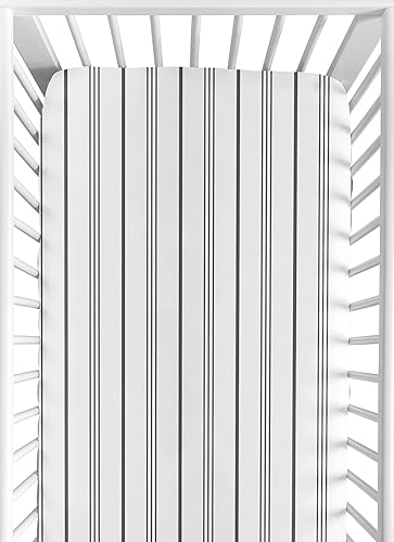 Miniatura 8 de Sweet Jojo Designs Sábana bajera ajustable para cuna (tema deportivo vintage) para niños, recién nacidos/bebés, patios de juegos, cunas portátiles