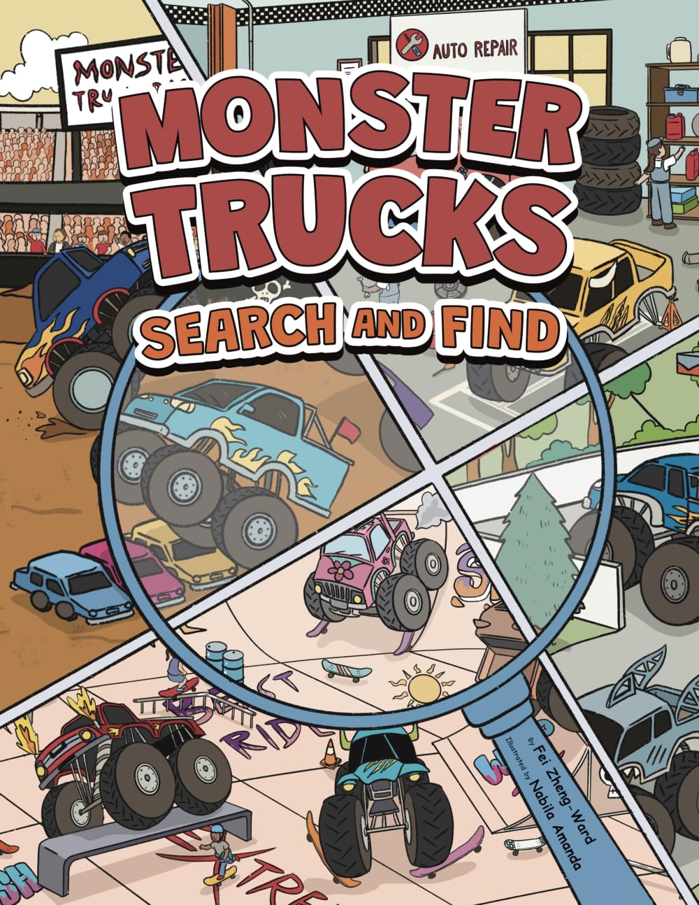 Monster Trucks Search and Find: A Fun, Imaginative, and Educational Search and Find Book for Smart and Curious Kids