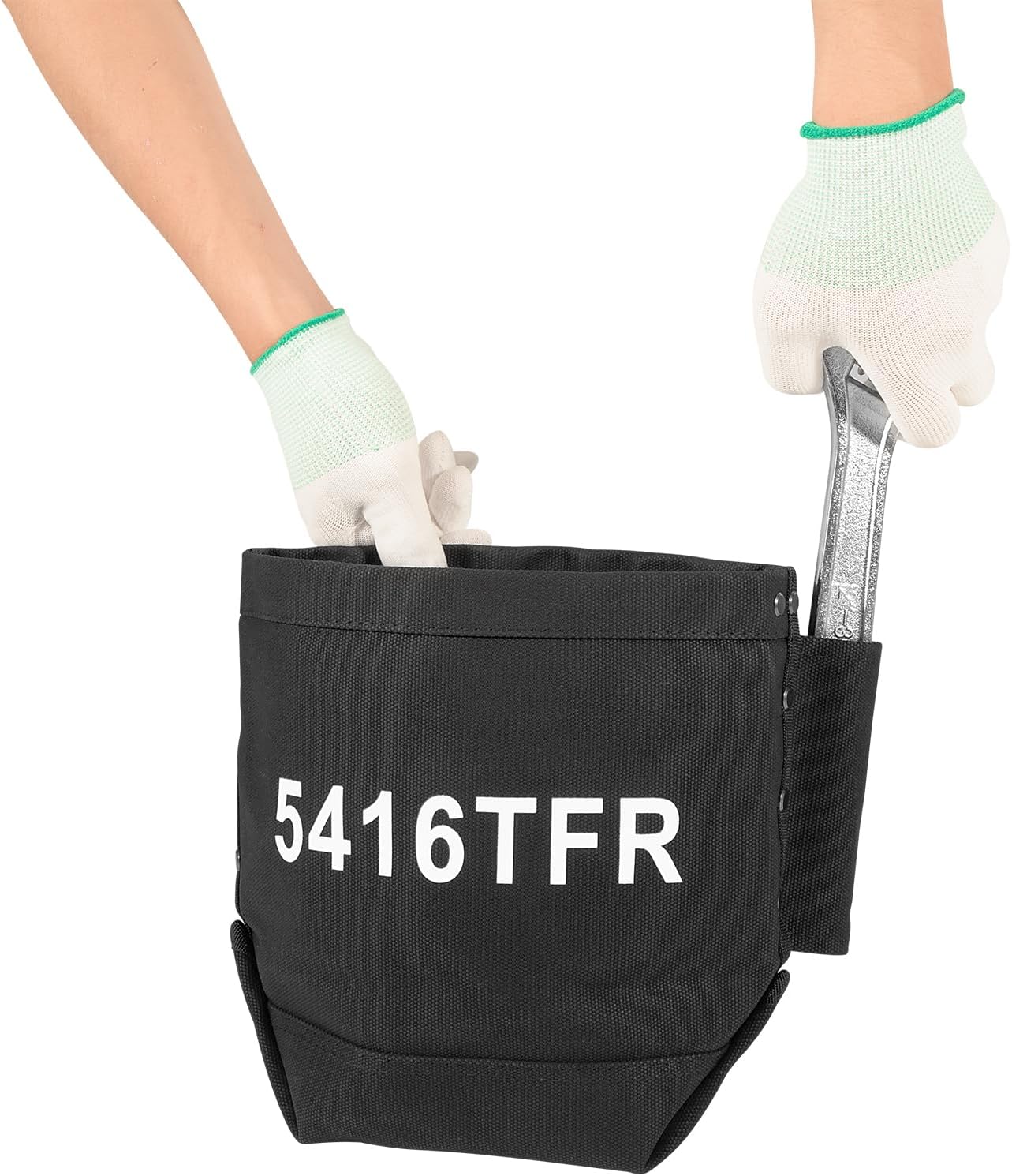 5416 Tool Bag for Bolt Storage with Bull Pin Loops and Belt Strap Connect, 5 x 10 x 9 Inch Replacement Probe Tip