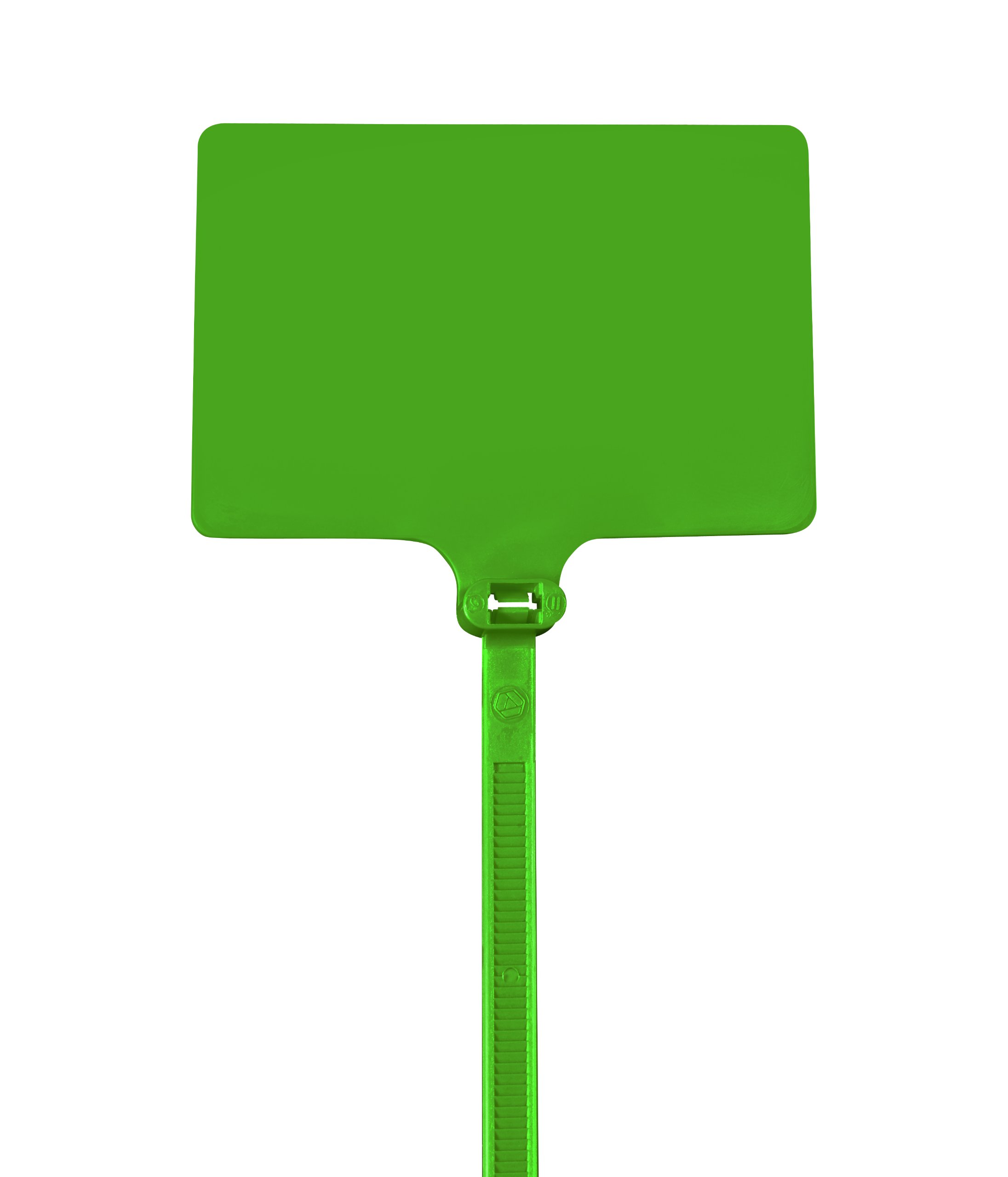 Aviditi ctid85 Identificación cable Tie, 9 cm de largo x 1/4 "Ancho, 120 kg de resistencia, verde (caja de 100)