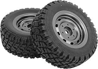 82mm RC Car Tire Rubber 31mm Wide RC Nonslip Offroad Tires for SCY 16103 RC Car