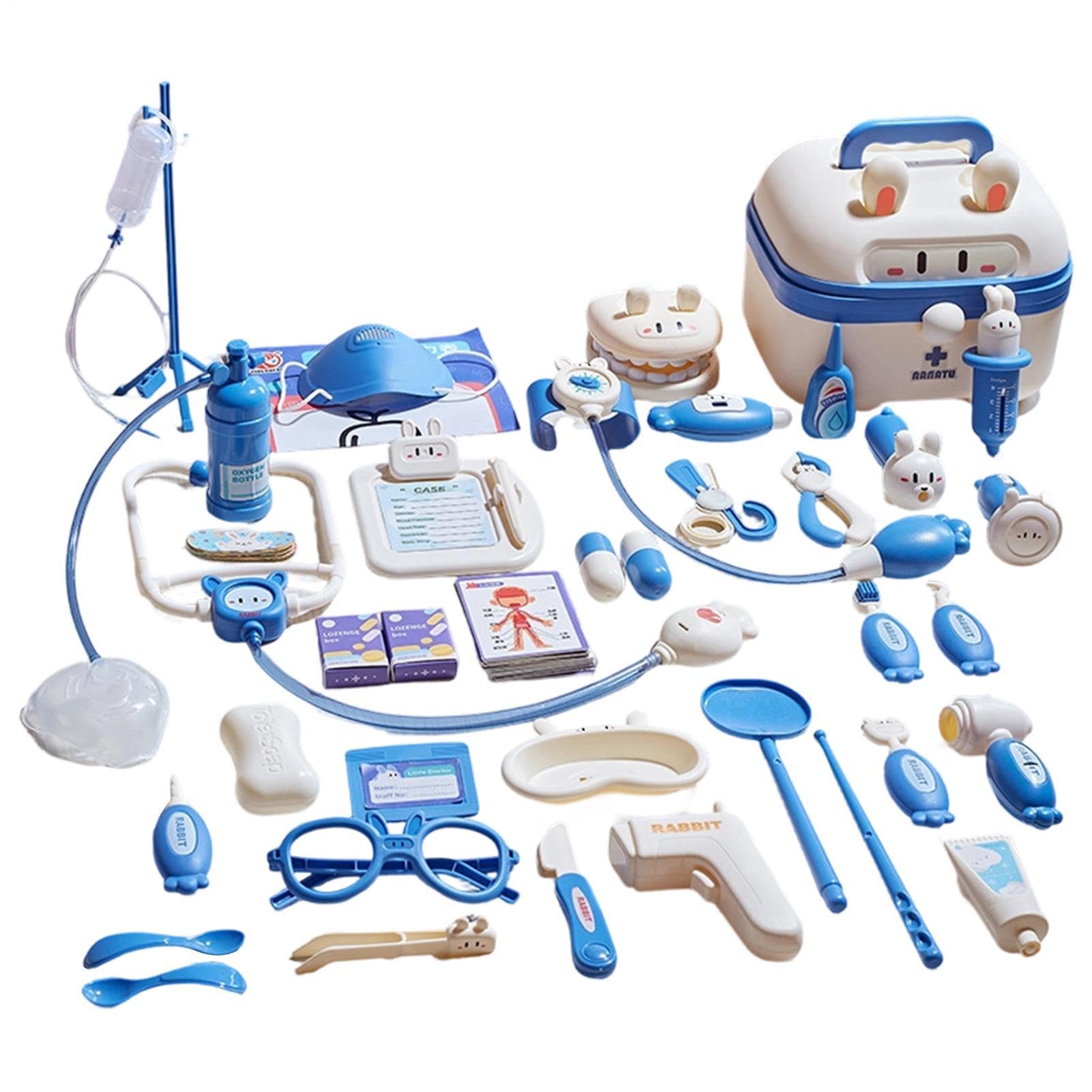 Set de Juego de Médicos para Niños Juguete de Hospital con Luz y Sonido | Set de Juego para Hospital Infantil para Escuela Infantil Jardín Hogar Habitación Regalo