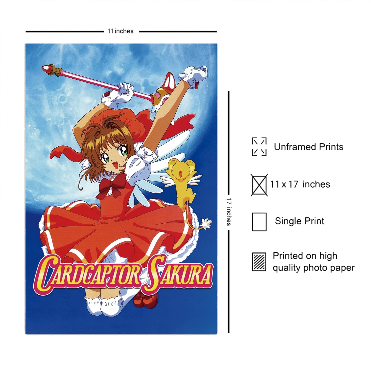 Amazon.com: XIHOO Cardcaptor Sakura Poster for Home Decor Wall Art