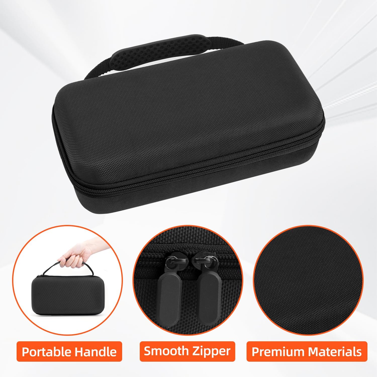 Carrying Case for Fluke1587 FC/ 87-V/ 87V Max/ 88V/ 15B+/ 17B+/ 1503/1507/1508/1577/3000 FC Multimeter Testers and Accessories, Multimeter Storage Bag Organizer Box (Case Only)