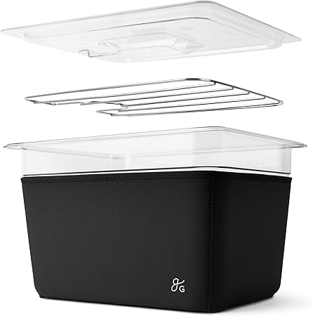 Greater Goods Sous Vide Container 12 Qt with Stainless Steel