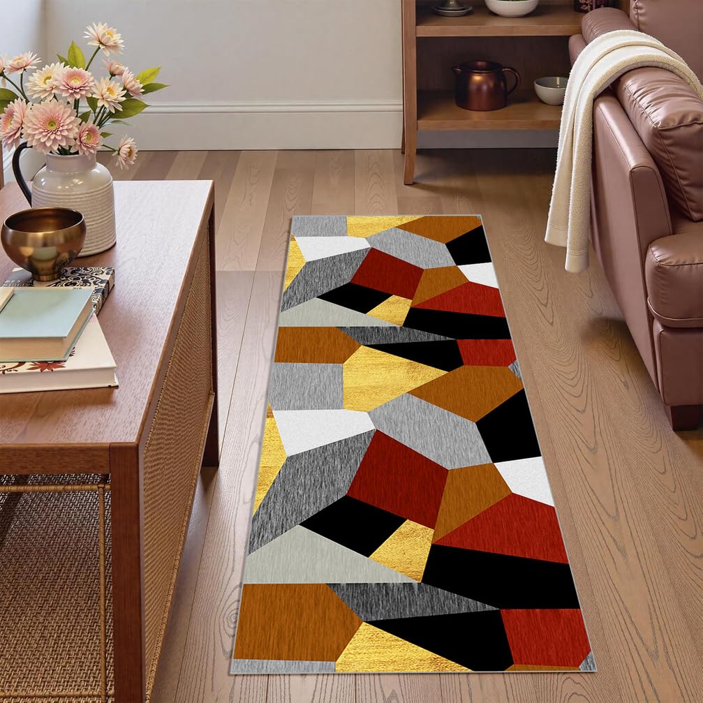 Passatoia Corridoio Antiscivolo Tappeto Cucina Personalizzate Tappetto Tappeto Salotto per Soggiorno Camera da Letto corridoio Entrata Bagno ，140 x 300 cm