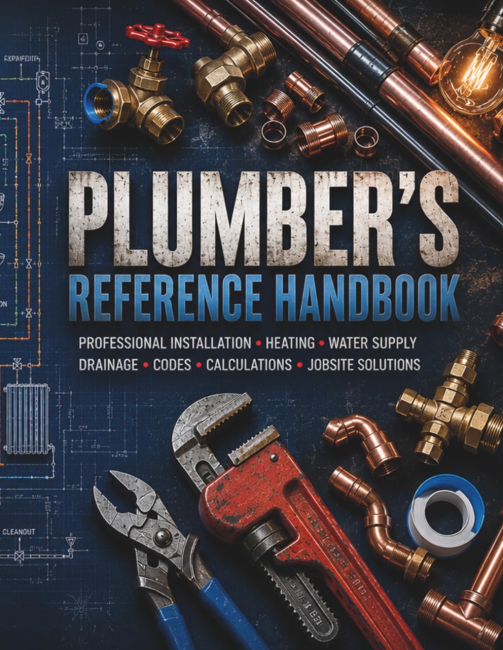 HVAC & Plumbing Quick Reference Guide: Essential Sizes, Flow Rates, Installation Standards, Heating, Pipe Data, Jobsite Calculators and Field Reference for Professionals & Apprentices