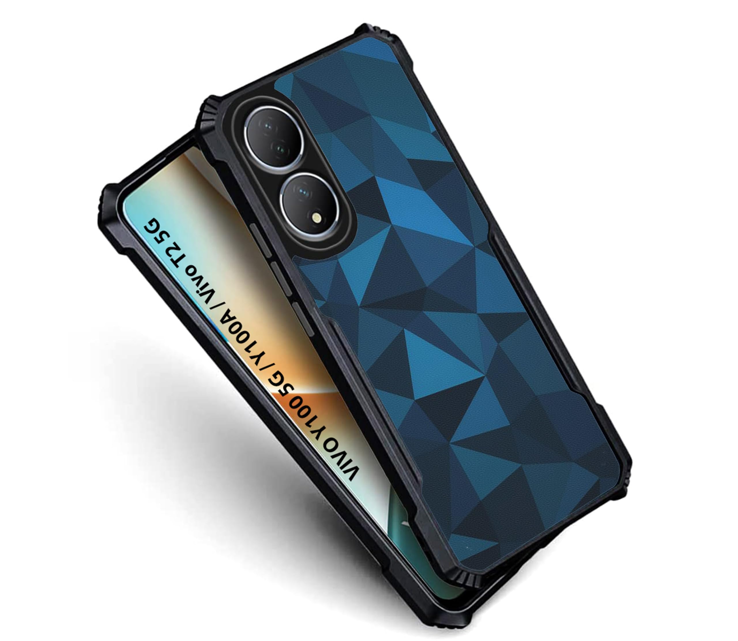 COBERTA Back Cover for Vivo Y100 5G / Vivo Y100A / Vivo T2 5G Back Cover Case - Dark Blue Abstract PT99 D14943 (B0CVV4P3ZV) Amazon Price History, Amazon Price Tracker