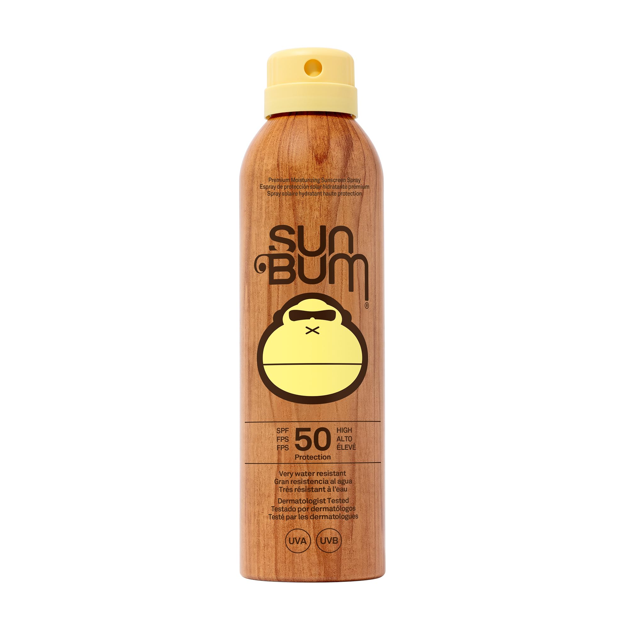 Sun Bum Original SPF 50 Sun Cream Spray, Moisturizing Sunscreen with Vitamin E, Vegan and Reef Friendly, Broad Spectrum UVA/UVB Protection, 200ml