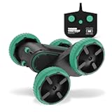 Thunder Twist Rally - RC Stunt Car with Rechargeable Battery, High-Speed 360° Stunts, Double-Sided Driving, 2.4 GHz Remote Control, LED Lights, Flips & Spins Rotating Car Kids Toy Gift