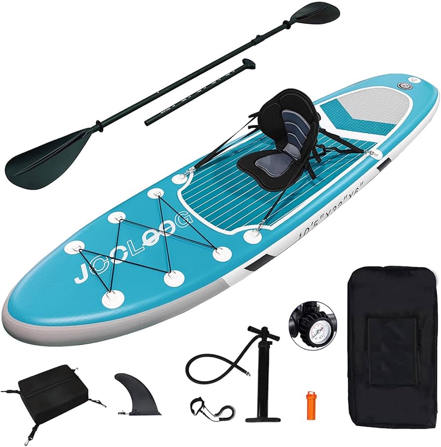 クアトロ　スタンドUP paddle board Paddle Board Gonflable with seat,JOOLOOG Ultra-Light Sup 6 inches