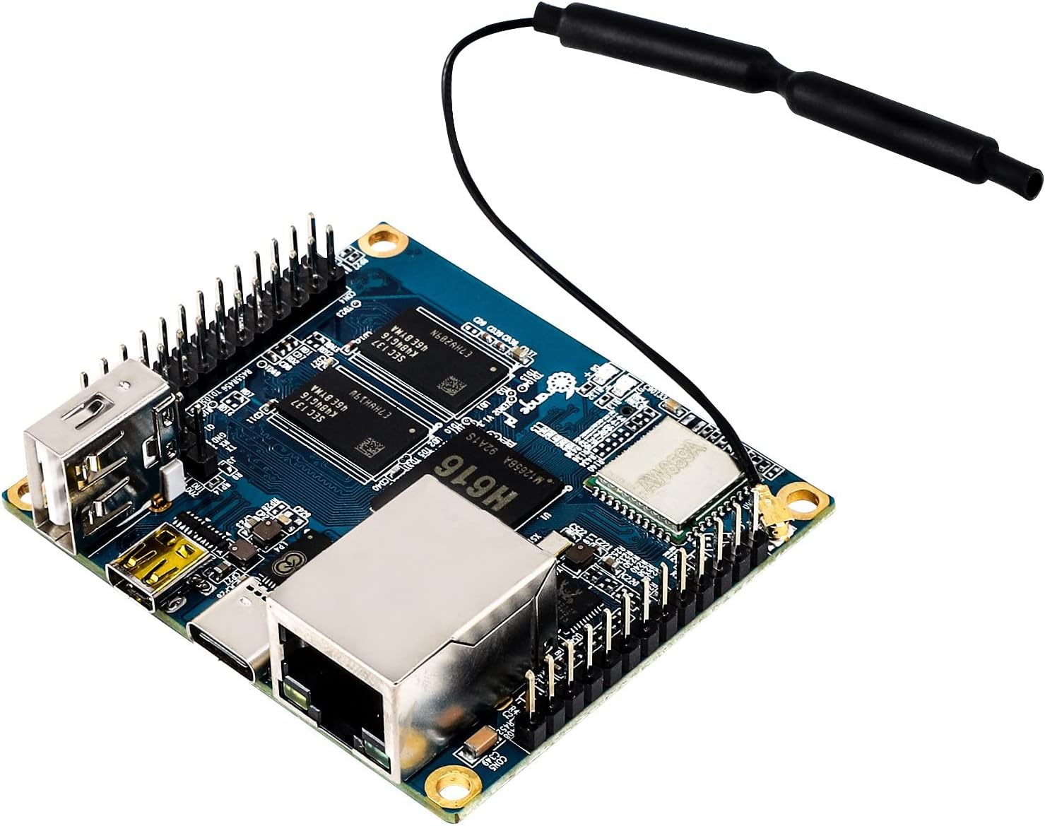 Geroosaty Orange 2,1GB RAM with H616 Chip,Support Gigabit Network, BT, Wif,Run 10,OS Single Board, Blue, 523529