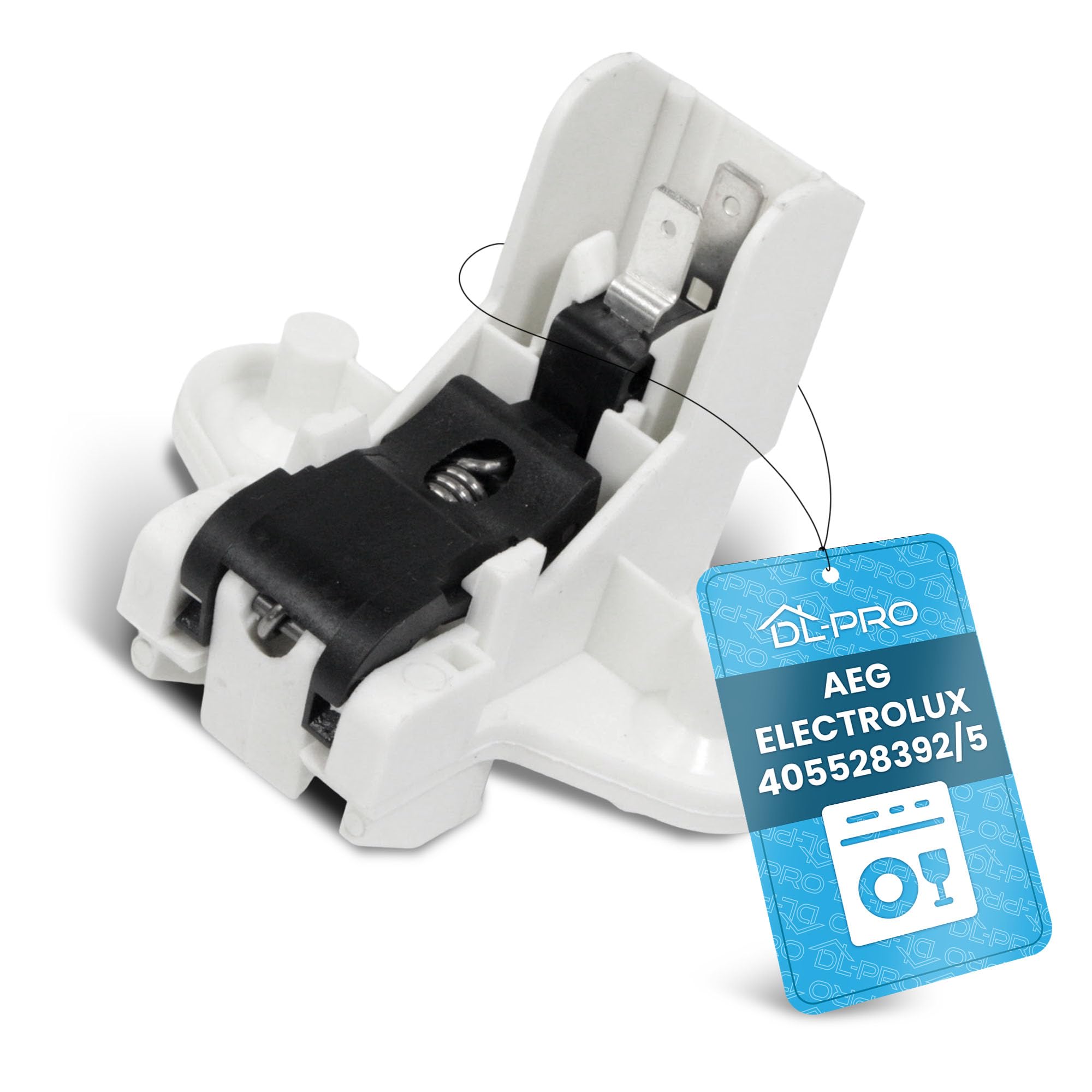 DL-pro Türverriegelung für AEG Electrolux 405528392/5 4055283925 Küpperbusch 441959 79x65mm Türschloss robust für AEG Favorit Spülmaschine Geschirrspülmaschine