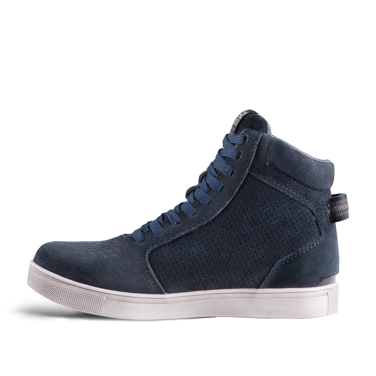 SHIMA SX-2 EVO Lady Motorschoenen voor dames, ademend, versterkt leer, biker -motorlaarzen voor dames met enkelsteun, antislip zool, schakelkussen (grijs, 41