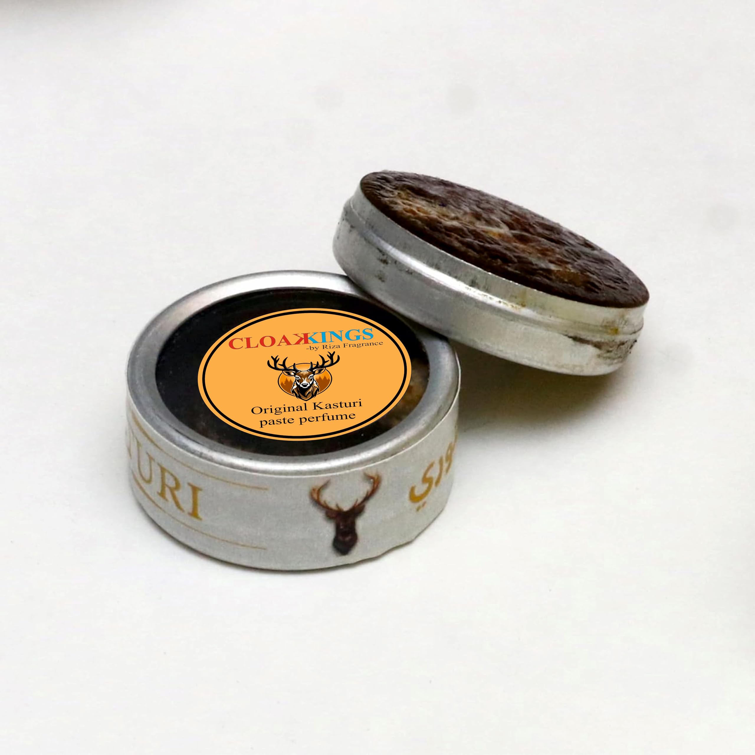 by Riza Fragrance Kasturi Paste Perfumed Body Cream | Long-Lasting Natural Kasturi Attar Fragrance | Herbal Scented Body Balm for Men & Women-image-0
