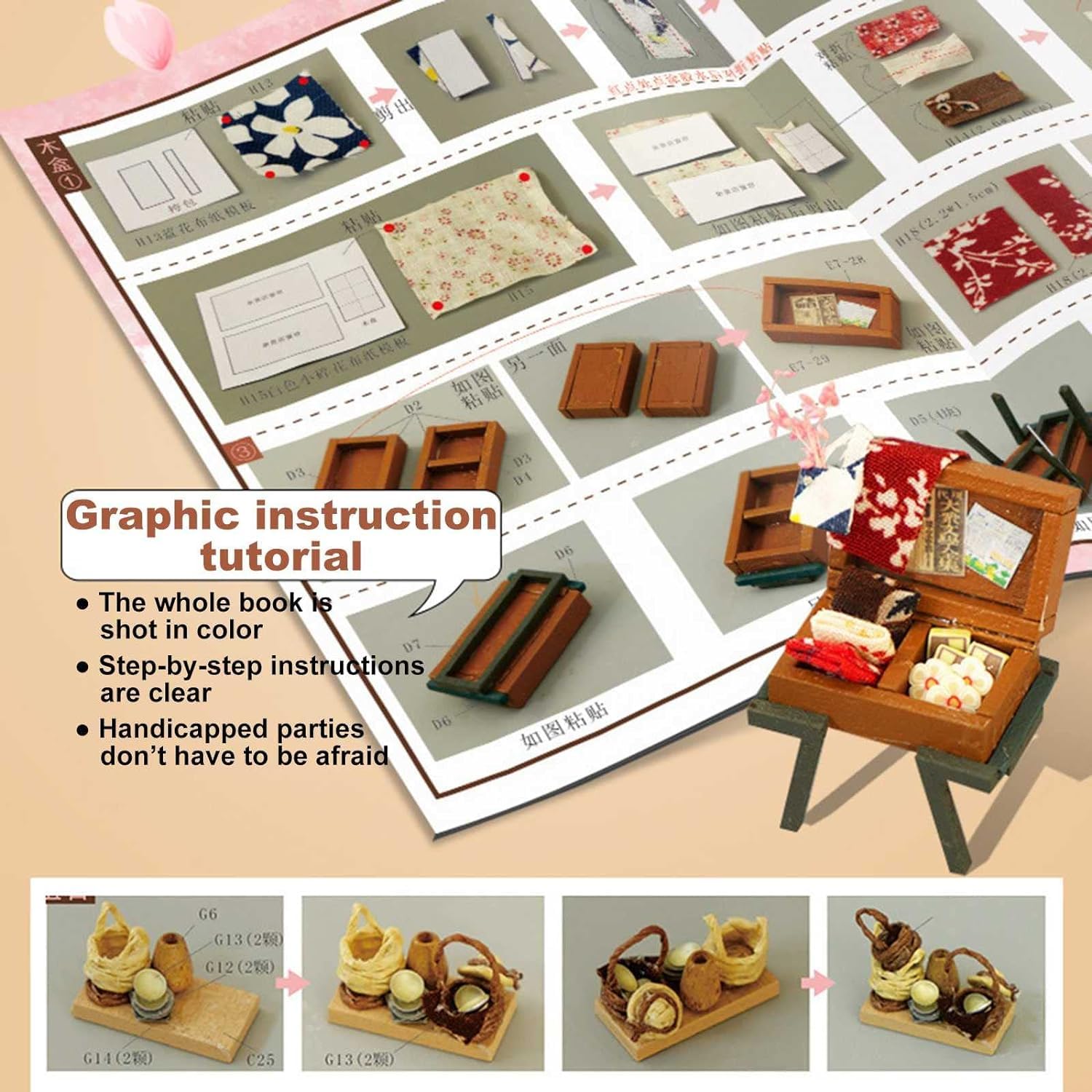 Model edukacyjny Drewniane podpórki do puzzli 3D, zestaw do samodzielnego czytania książek, aleja dekoracyjna wkładki do półek, drewniane podpórki do puzzli 3D, miniaturowe zestawy do książek z oświet
