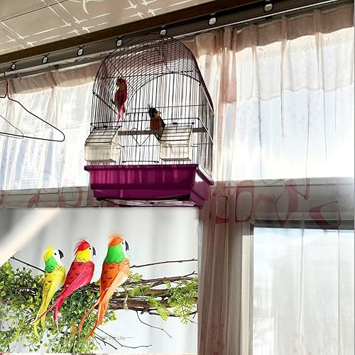 Miniatura 10 de 4 piezas de espuma de simulación artificial, loro, 6.69 pulgadas, adornos de bricolaje para decoración de boda, hogar, jardín, establecimiento,