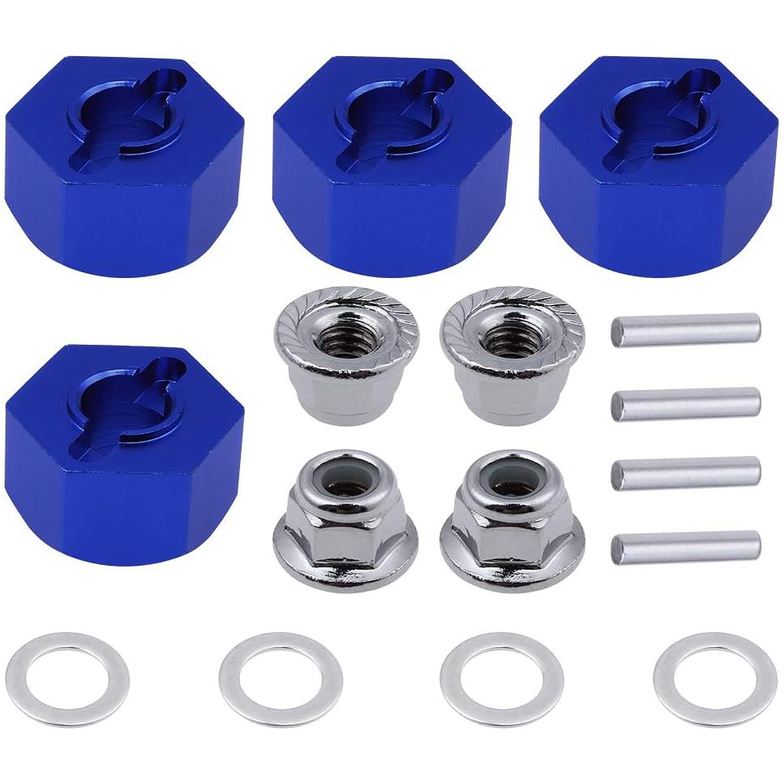 INTEGY CNC Aluminum Hex Wheel Hubs For Traxxas 1/10 Slash 2WD – Premium Upgrade Parts