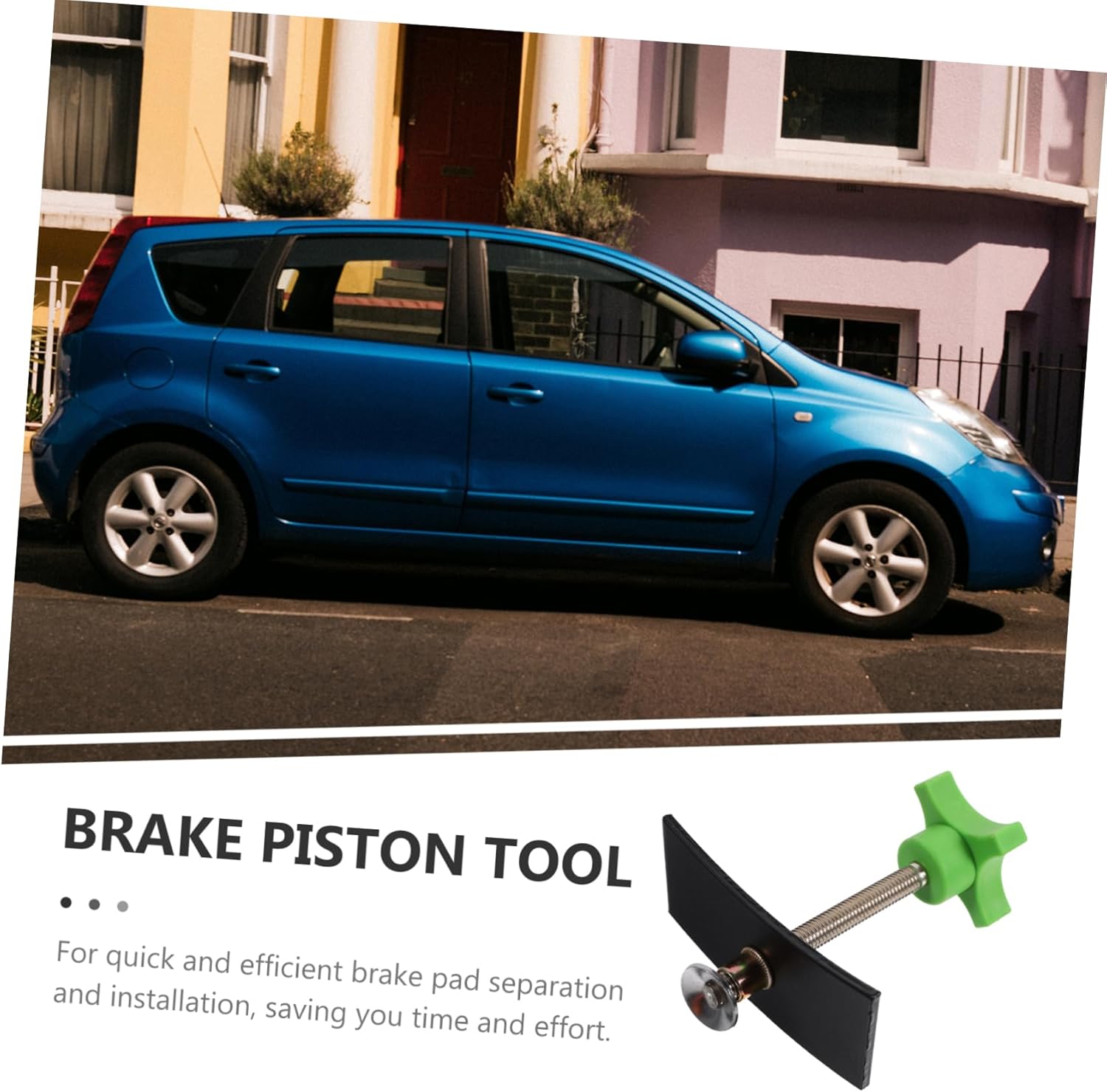 Luxshiny 2pcs Swivel Brake Pad Spreader Tool Brake Pad Piston Compressor for Efficient and Essential Auto Repair Accessory