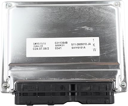 Computer Control Panel 5WY5151D S11-3605010JA Compatible with Chery Engine SQR472 1100CC