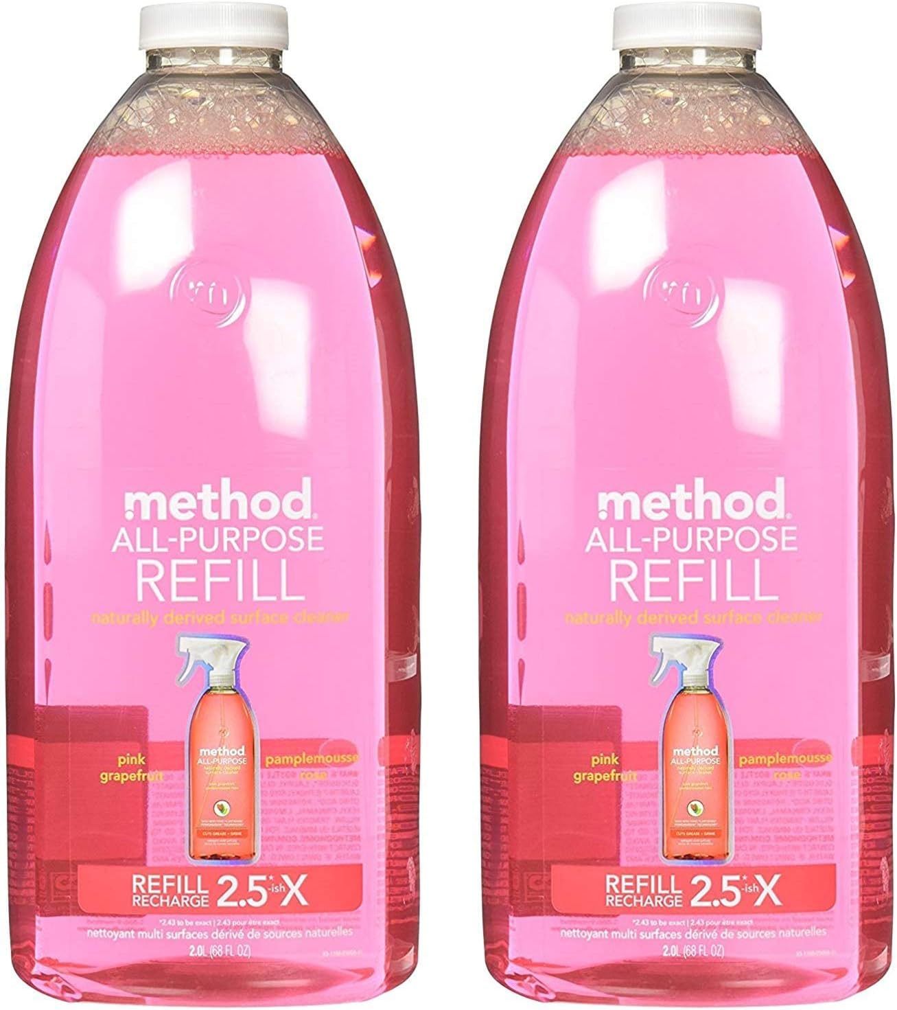 Buy Method All Purpose Cleaning Spray 68 Fl Oz, Pink Grapefruit, Refill
