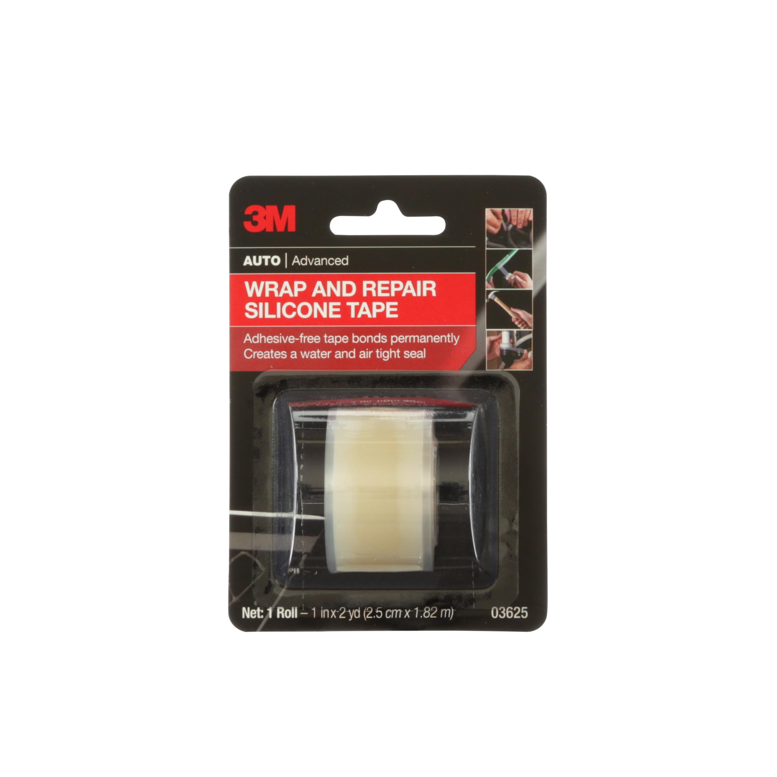 Wrap and Repair Silicone Tape, 03625, 1 in x 6 ft