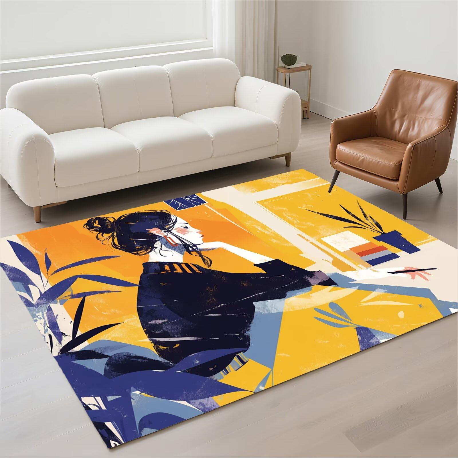 Tapis de salon étanche et antidérapant fini les glissades