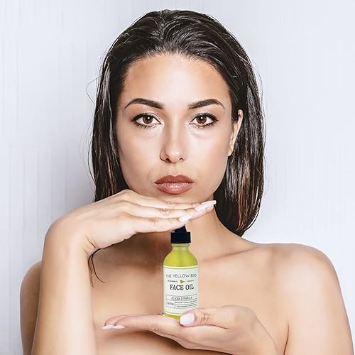 Miniatura 4 de Aceite facial nutritivo Yellow Bird, suero facial hidratante y antienvejecimiento. Incluye jojoba, marula, prímula y rosa mosqueta para restaurar la