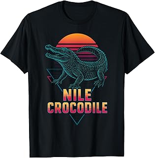Nile Crocodile Retro T-Shirt