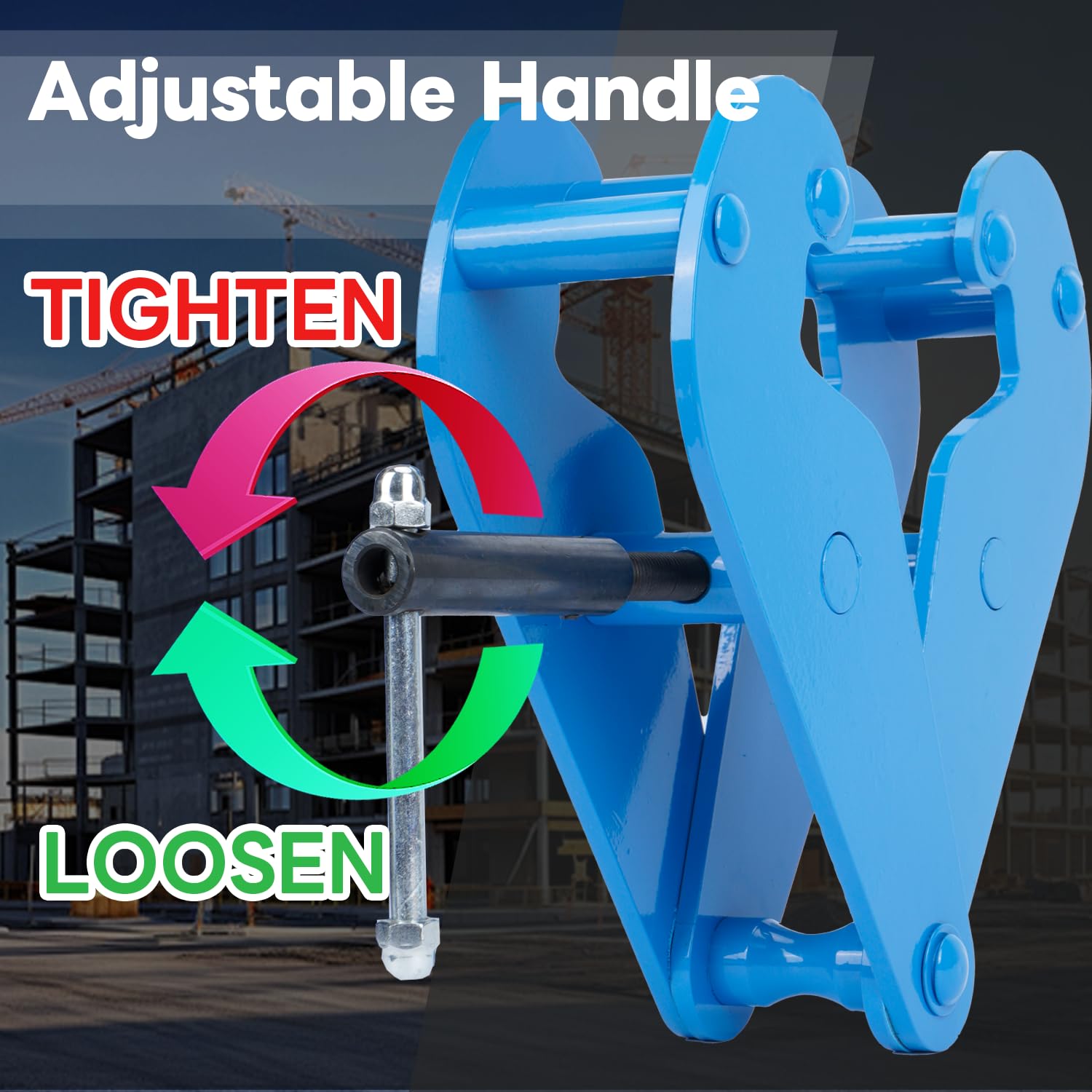 Adjustable Beam Clamp Nisorpa 6600 Lbs I Beam Clamp - 3 Ton Capacity ...