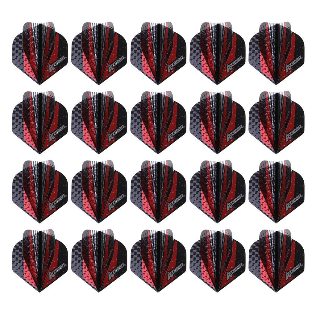 kesurpae Better Stability Bulk Darts Soft Tips Scoreboard Professional Set Long Lasting Tail Various Patterns Soft Tip Darts Equipment Pear Standard Flights Replacement, Type S