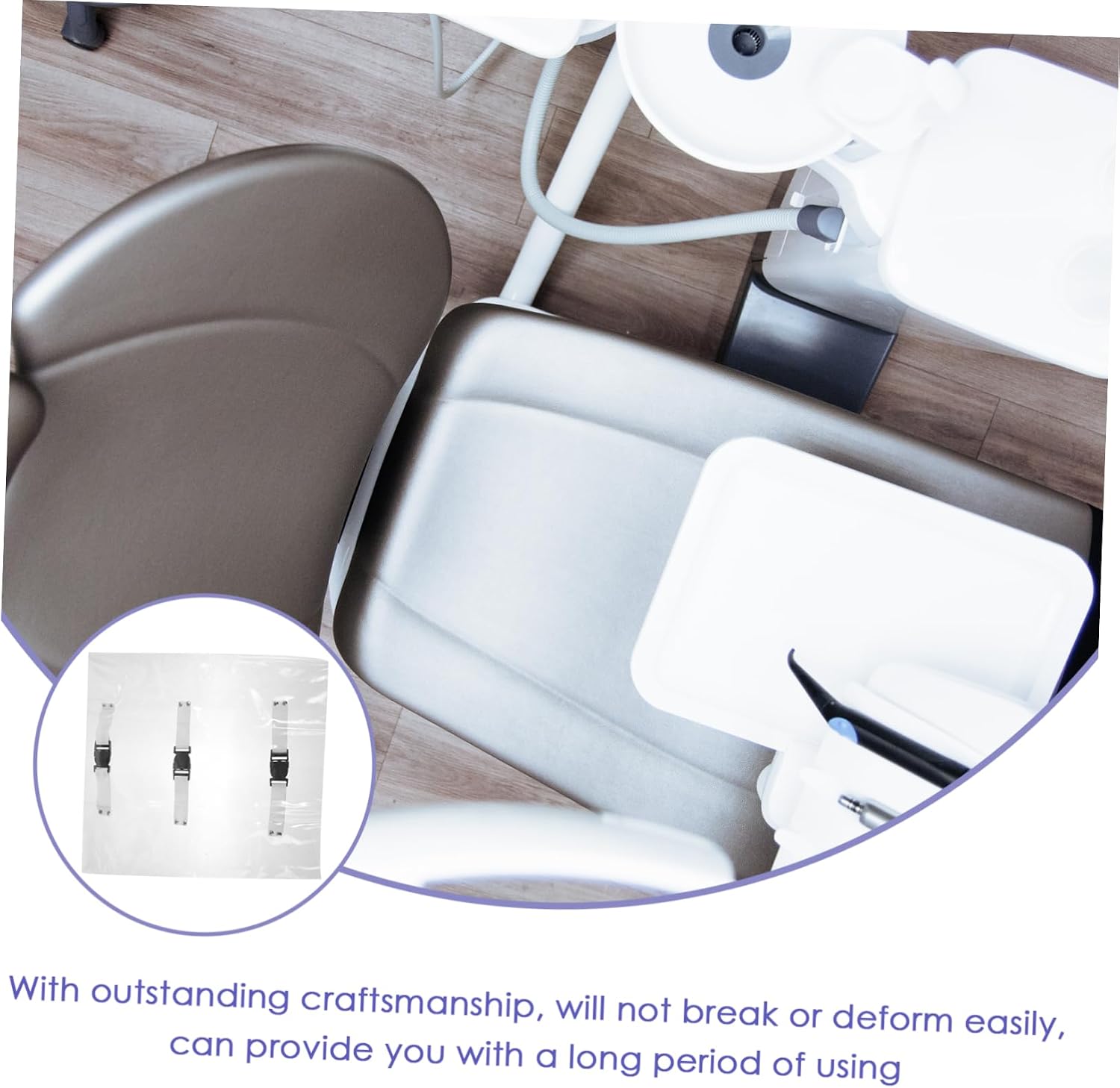Transparent Chair Foot Cushion Sleeve Elastic Cover for Easy Placement Strong Bearing Capacity for Daily Use Home Office Settings