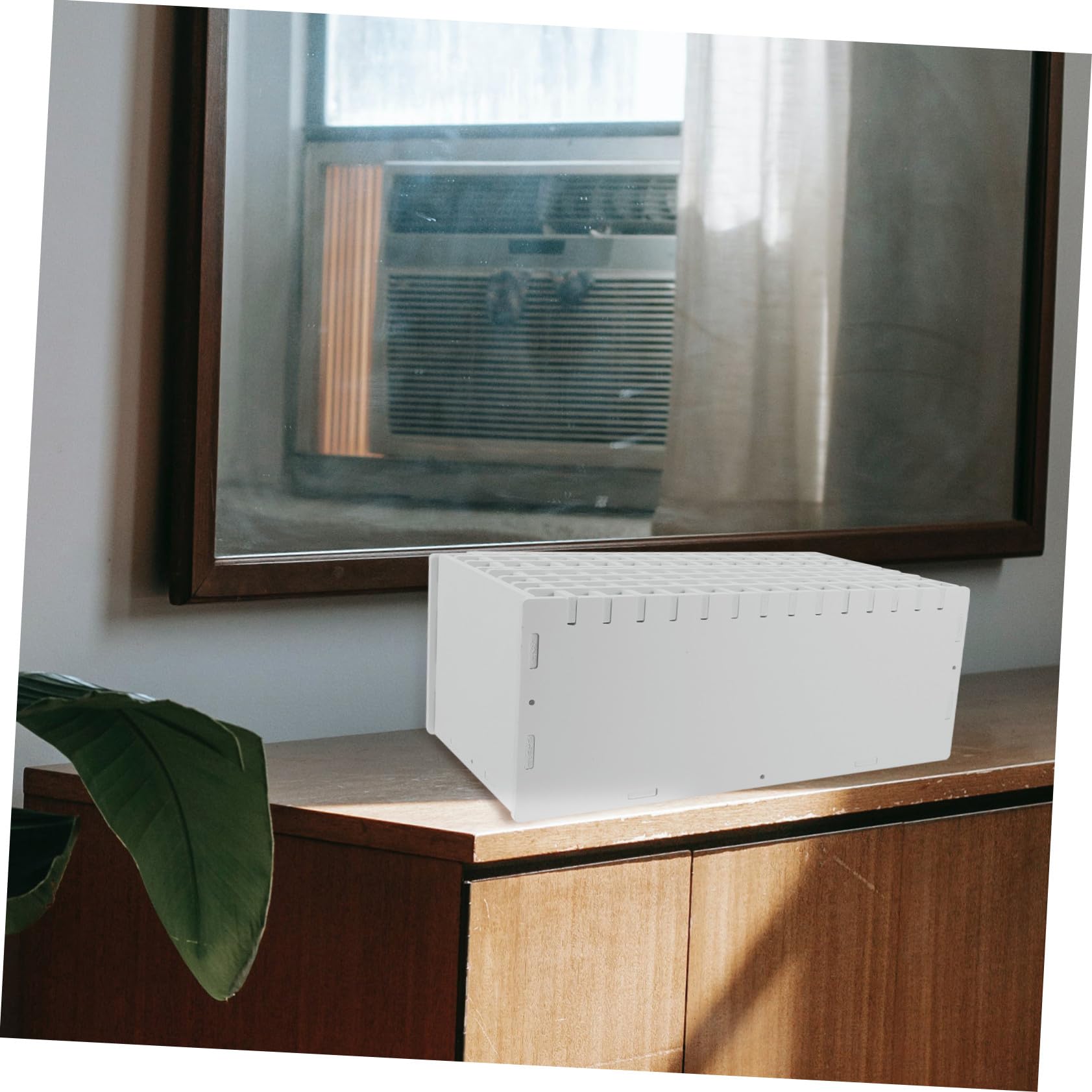 Hohopeti Organizer da Scrivania con Scomparti Trasparenti e Custodia per Forniture Scolastiche Supporto Penne e Accessori per Ufficio e Studio