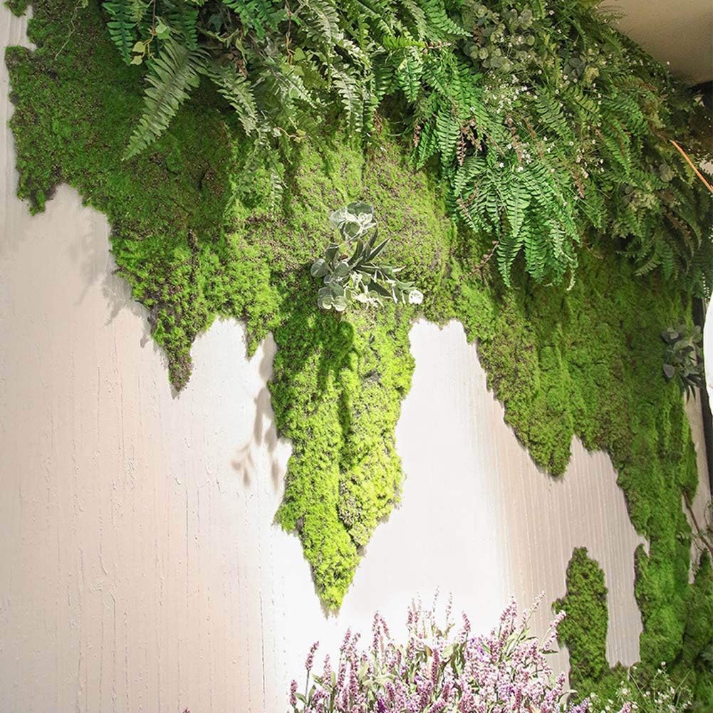 Artificial Moss Grass Carpet Durable Green Lawn Mat for Outdoor Decoration 1 * 1m, Ideal for Parties and Camping (426)