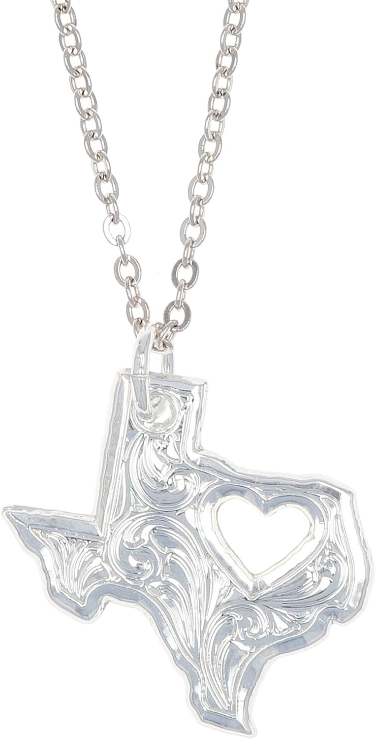 Montana Silversmiths I Heart Texas Necklace (NC2370TX)