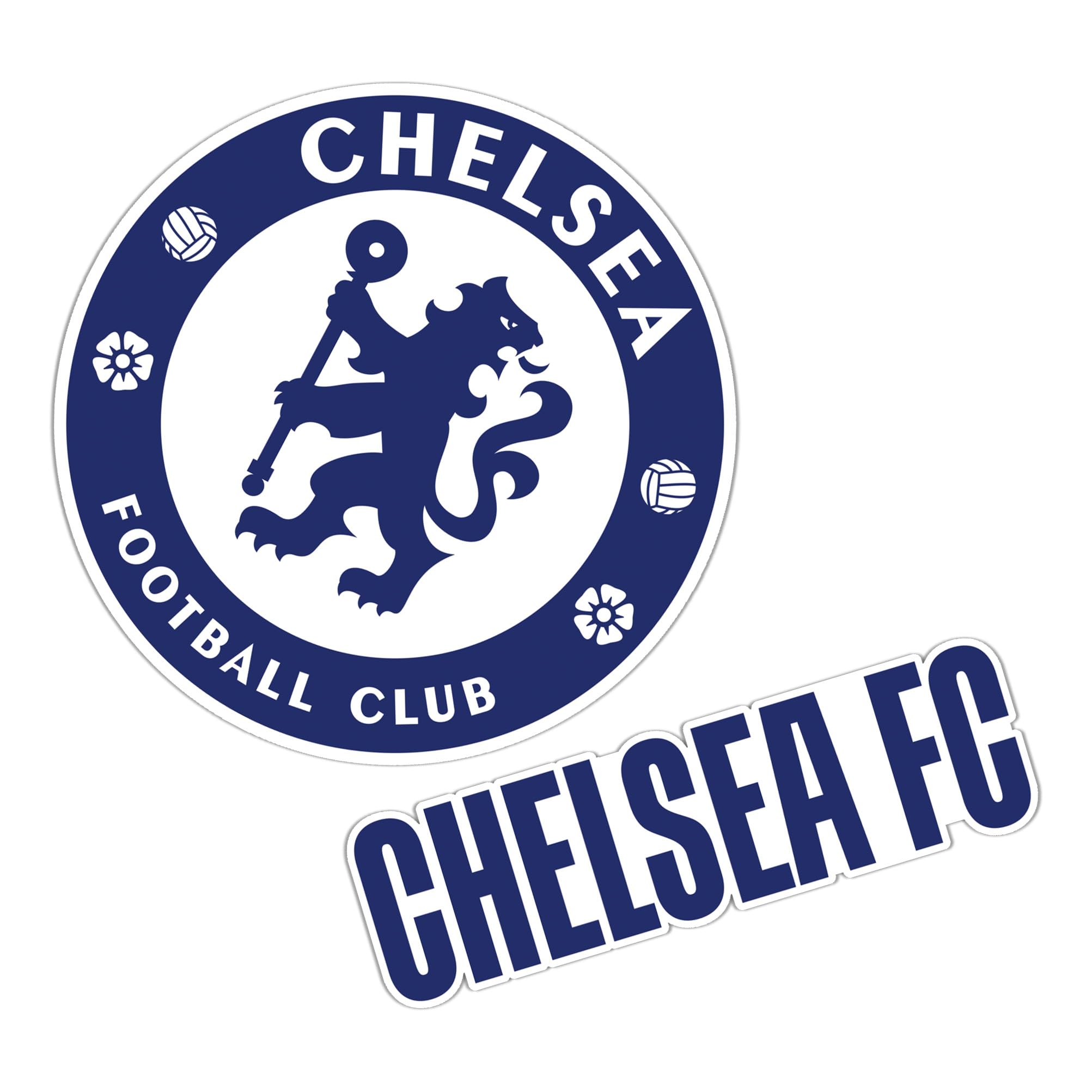 Autocollant Chelsea FC le cadeau parfait pour passionné de football et auto