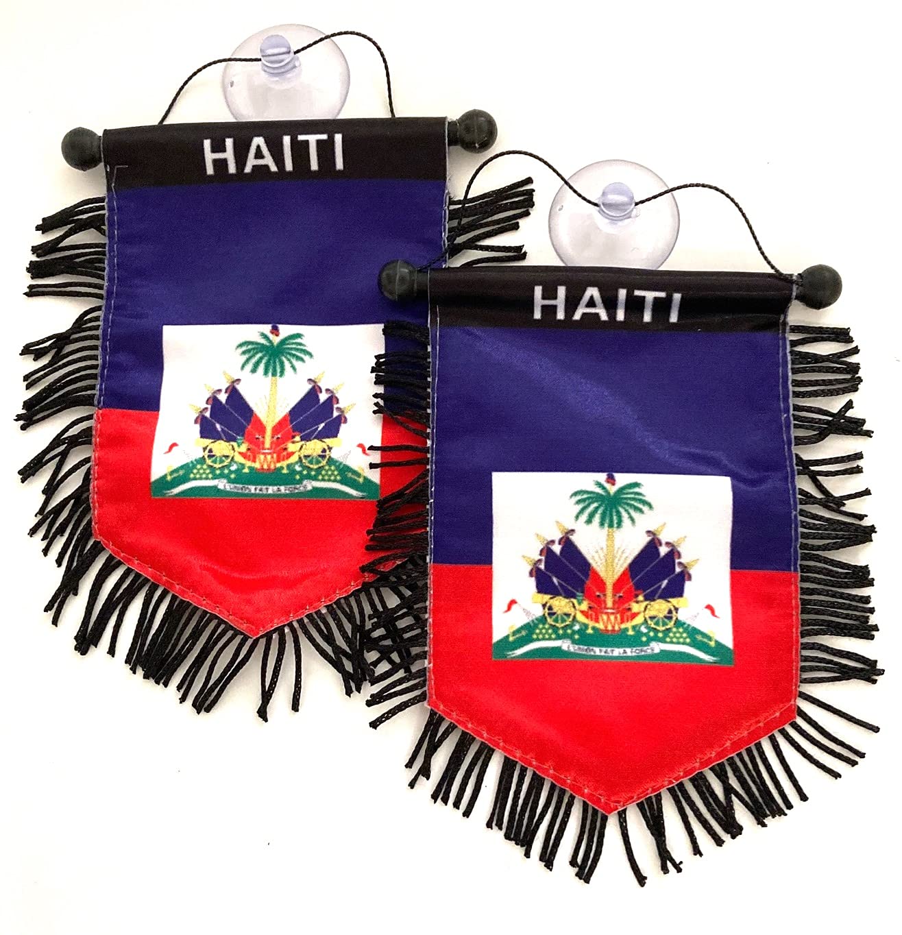 Haitian flags Haiti for cars automobiles Home STICKS to Glass Quality & Value Haiti flags Bondye Bon