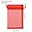 ANZNKU 100PCS Premium Red Organza Bags 5x7 inches Mesh Bags Drawstring, Gift Bag for Christmas Wedding Makeup Party Favor, Mesh Bag Drawstring