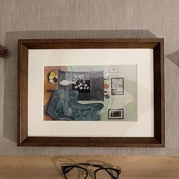 Amazon.co.jp: 50.5*75.5cm ポスターフレーム 額縁 木製 絵画 ポスター