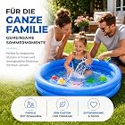 Foto di Piscina gonfiabile – piscina all'aperto blu – rotonda per bambini e adulti – per giardino – custodia in PVC resistente per divertimento (∅76 cm)