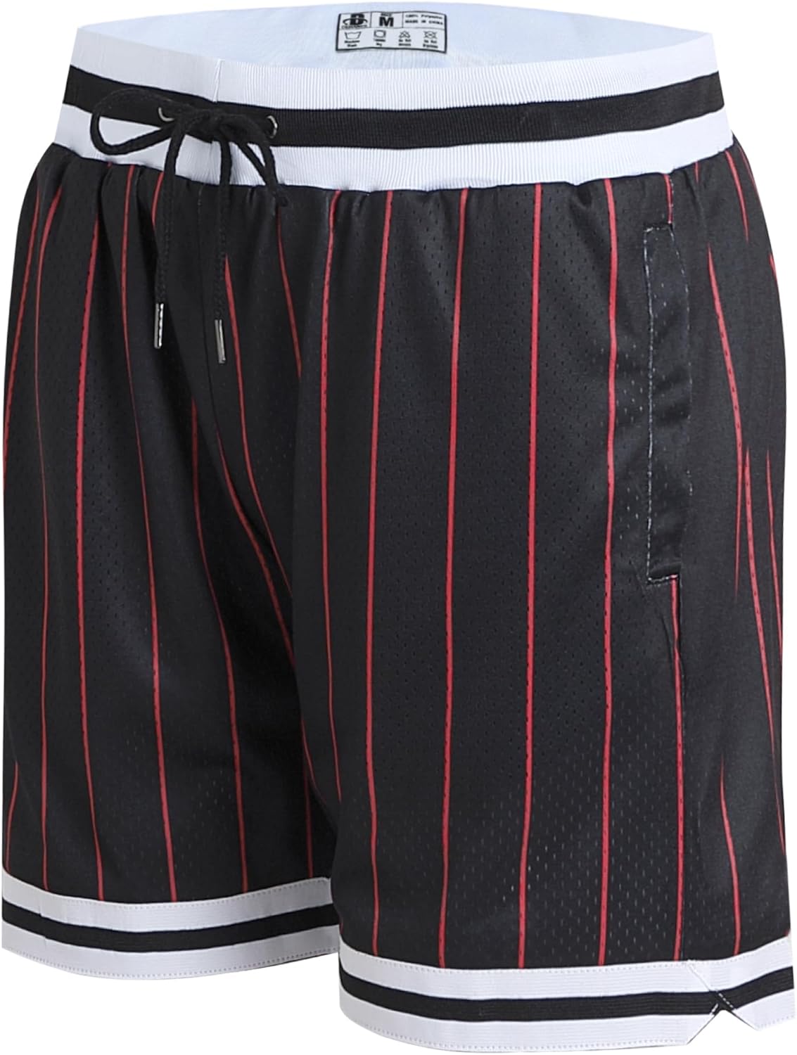 DEHANER Men’s Basketball Shorts with Zip Pockets...